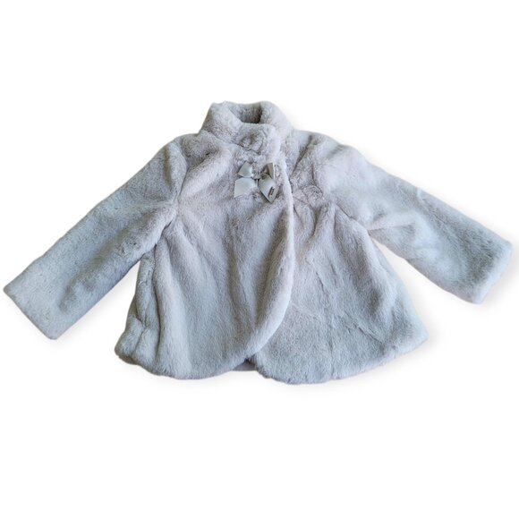 Mayoral Baby Faux Fur Coat 24M NWT Chic Warm - Picture 3 of 13